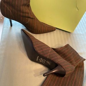 Vintage Pazzo boots Tropical Style Green/Orange